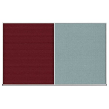 United Visual Products Enclosed Corkboard, 1 Door, 48"x36", 4" Fra UV3402-BLACK-DBURGU